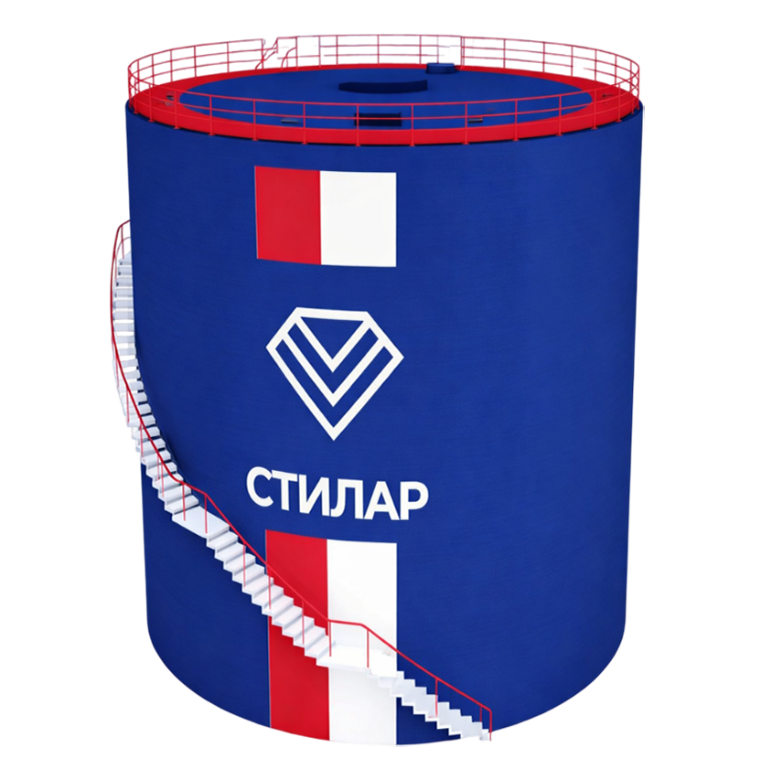 Цельносварной резервуар РВС для масла 150 м³ от завода-производителя