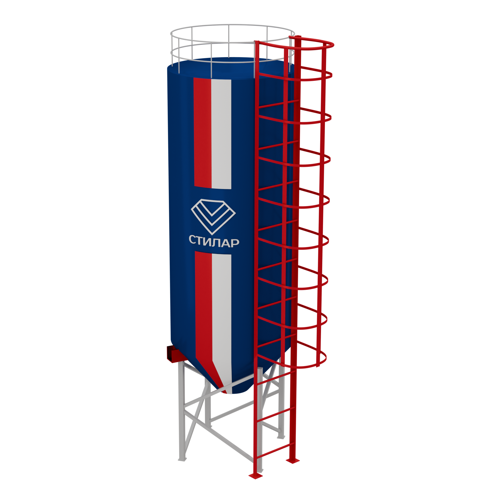 Цельносварный силос  100 м³ от производителя